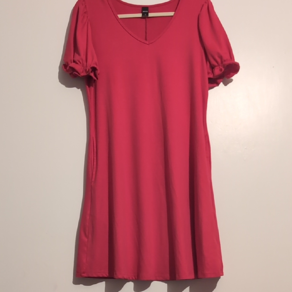 Very Cute Pink Midi Dress